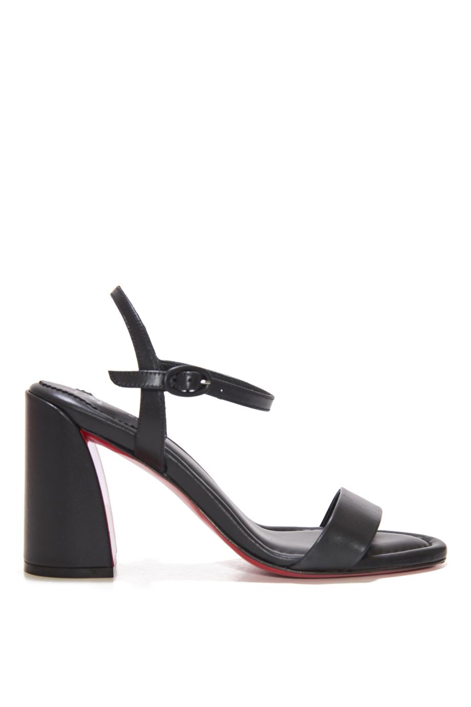 Miss Jane 85 nappa sandals in black