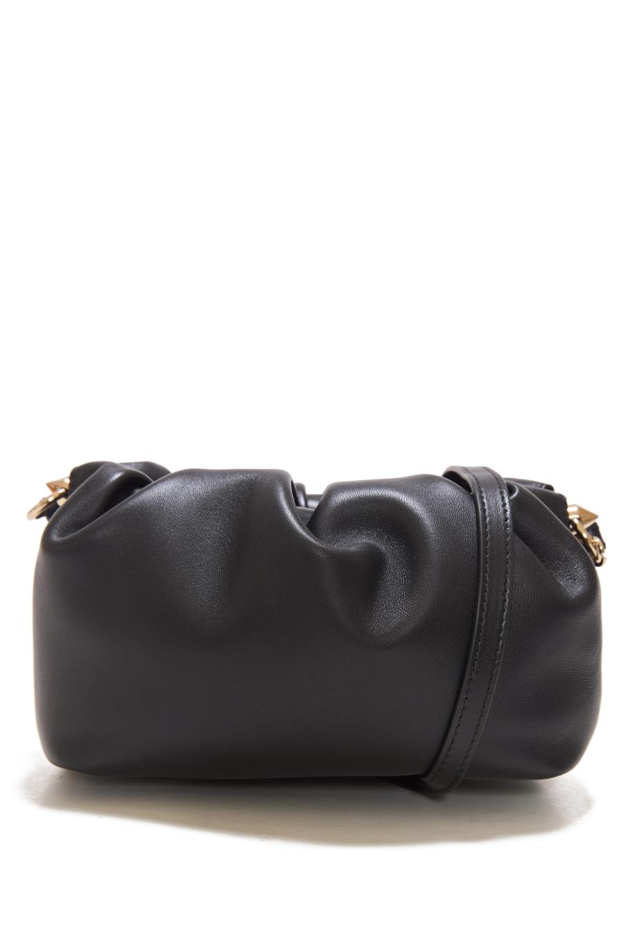 Eva mini nappa leather crossbody bag in black
