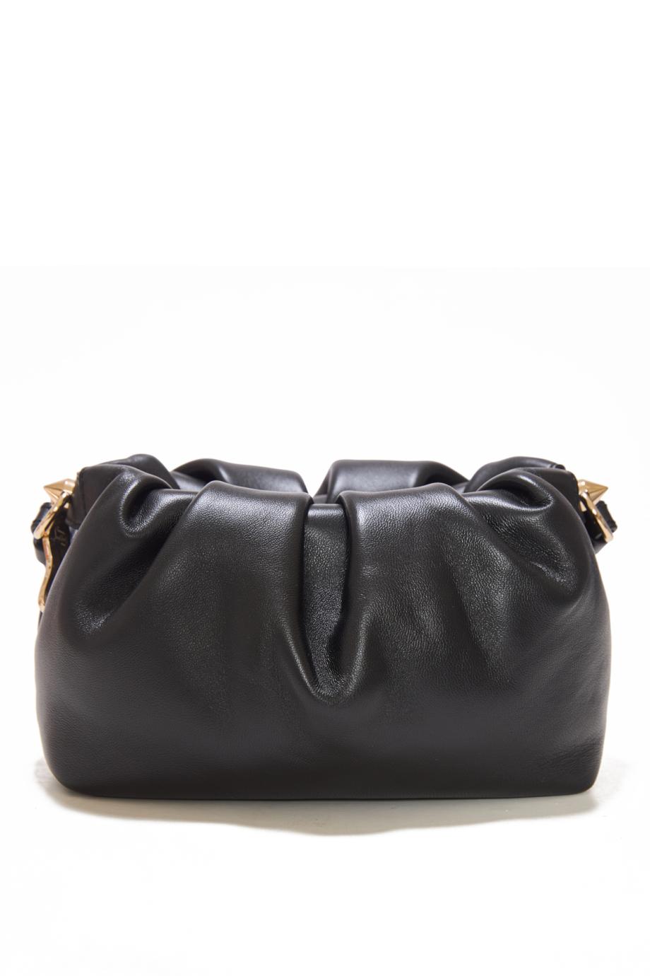 Eva mini nappa leather crossbody bag in black