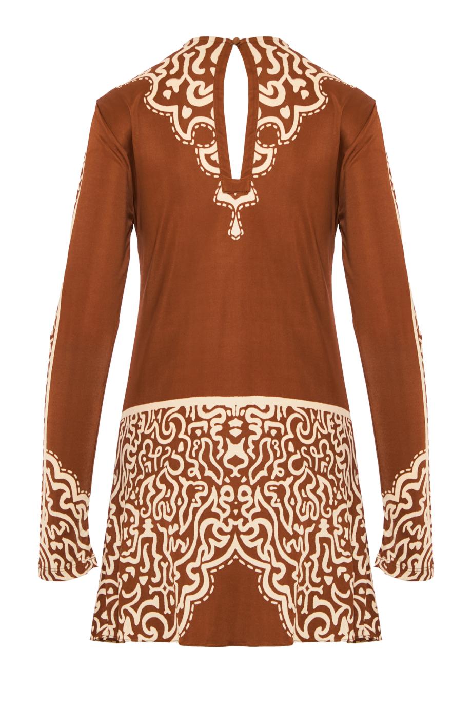 Haven of Reverie top in brown