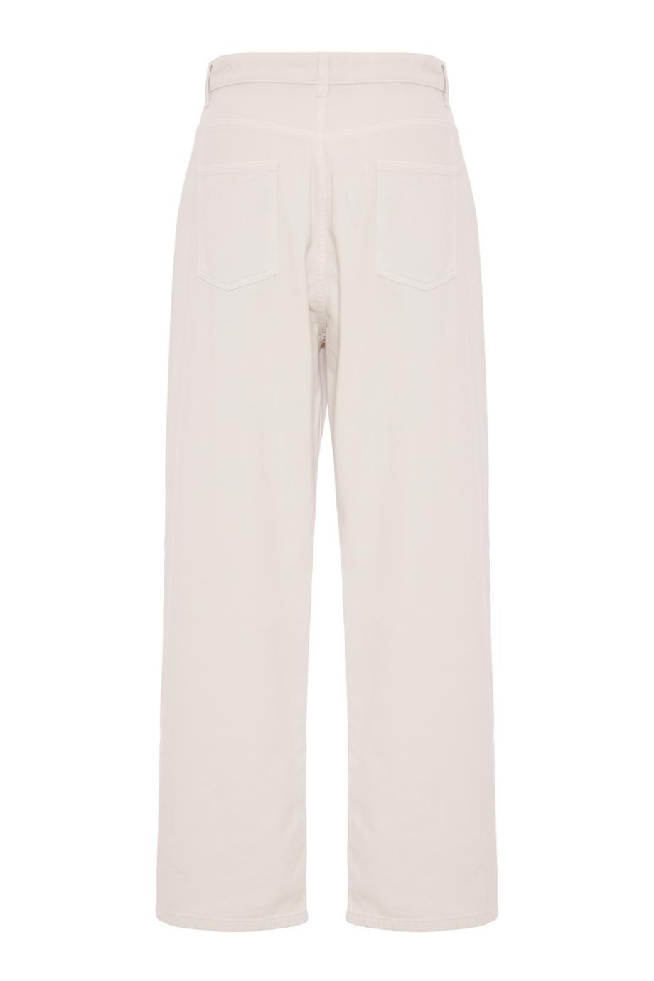 Utility jeans in chalk