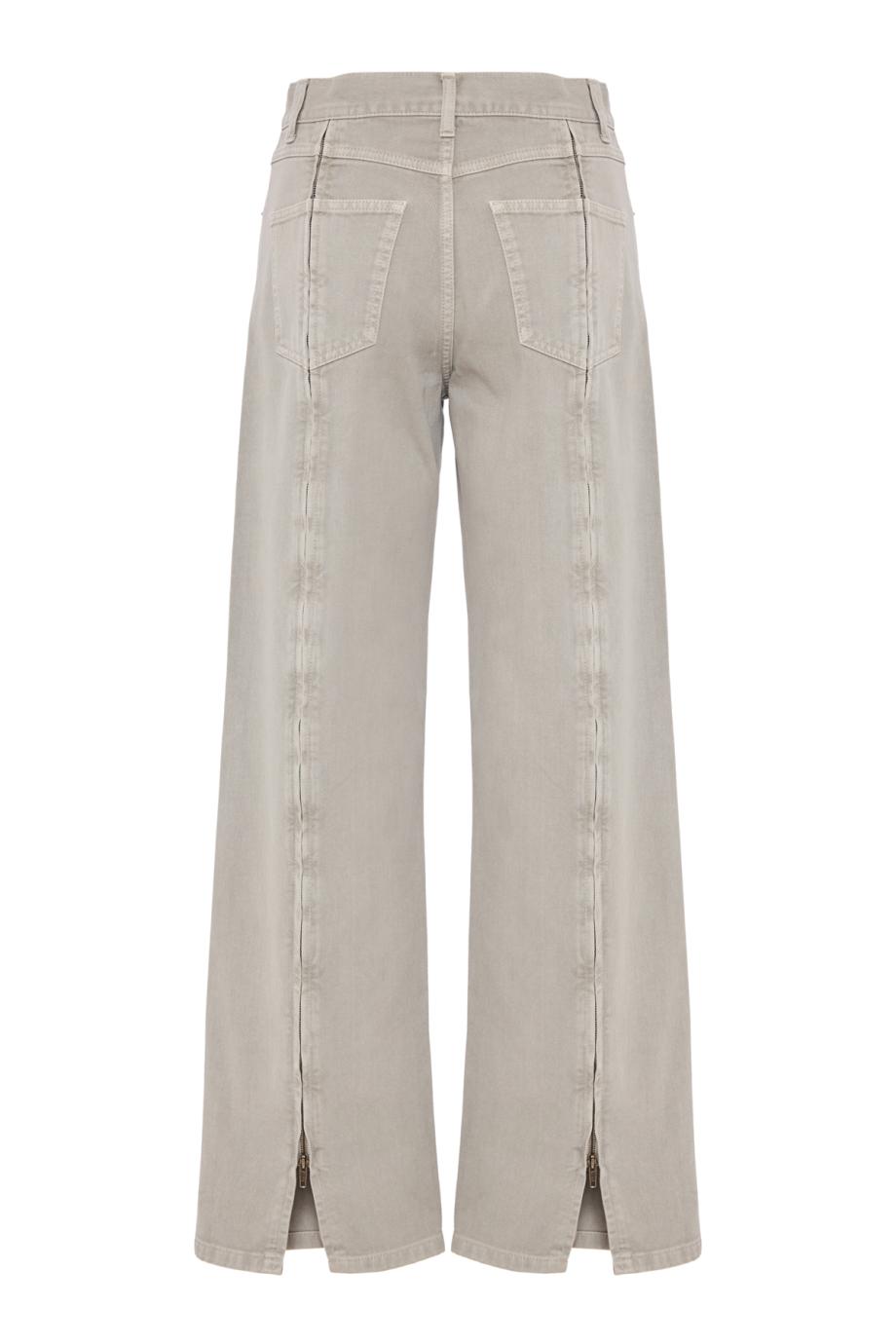 Zip jeans in ash