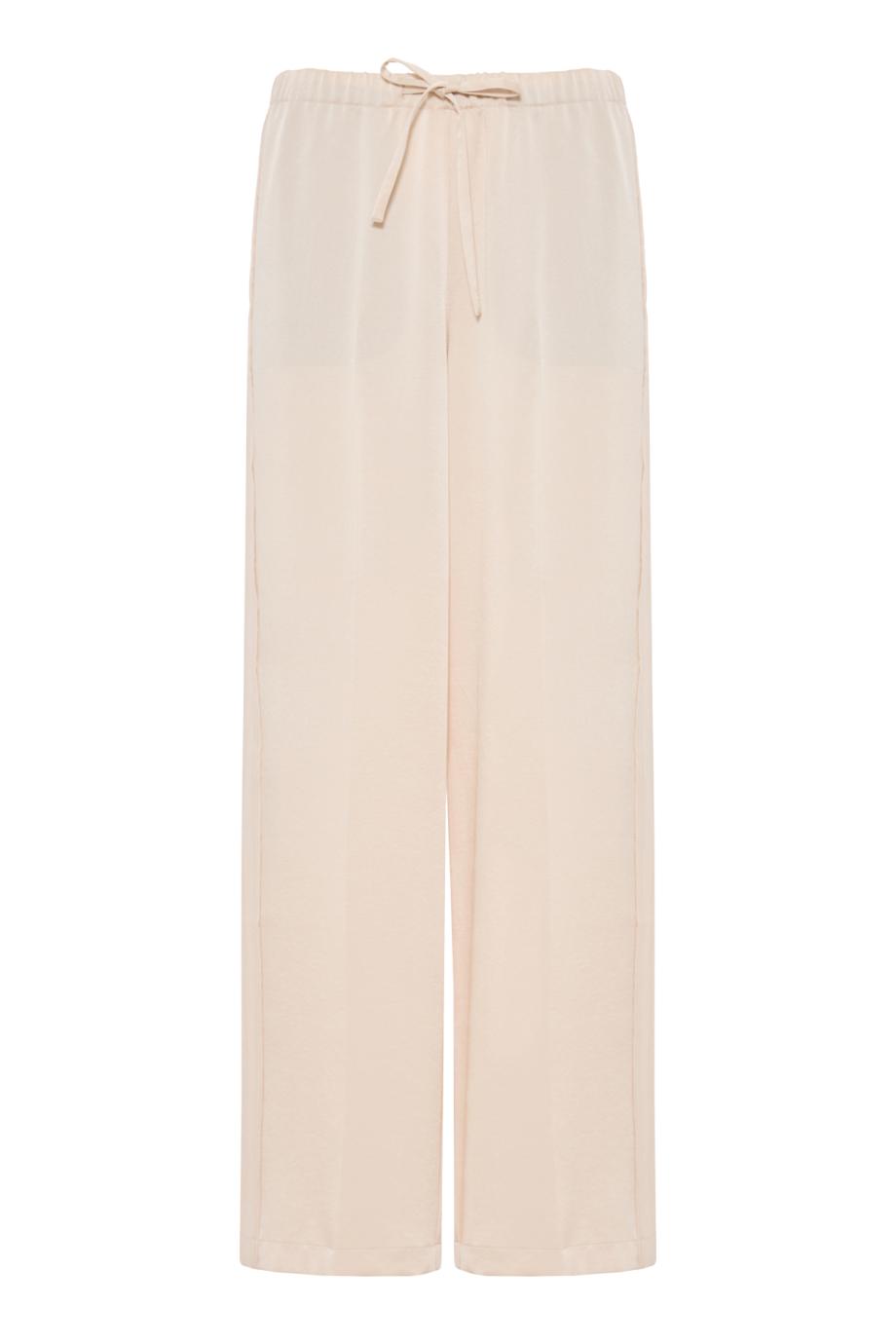 Crepe pants in blush cloud