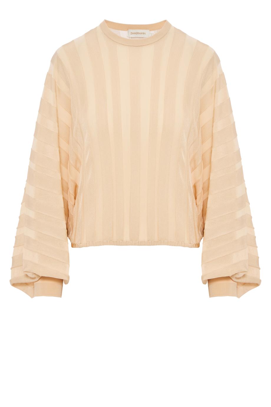 Valiant drawn sweater in cream
