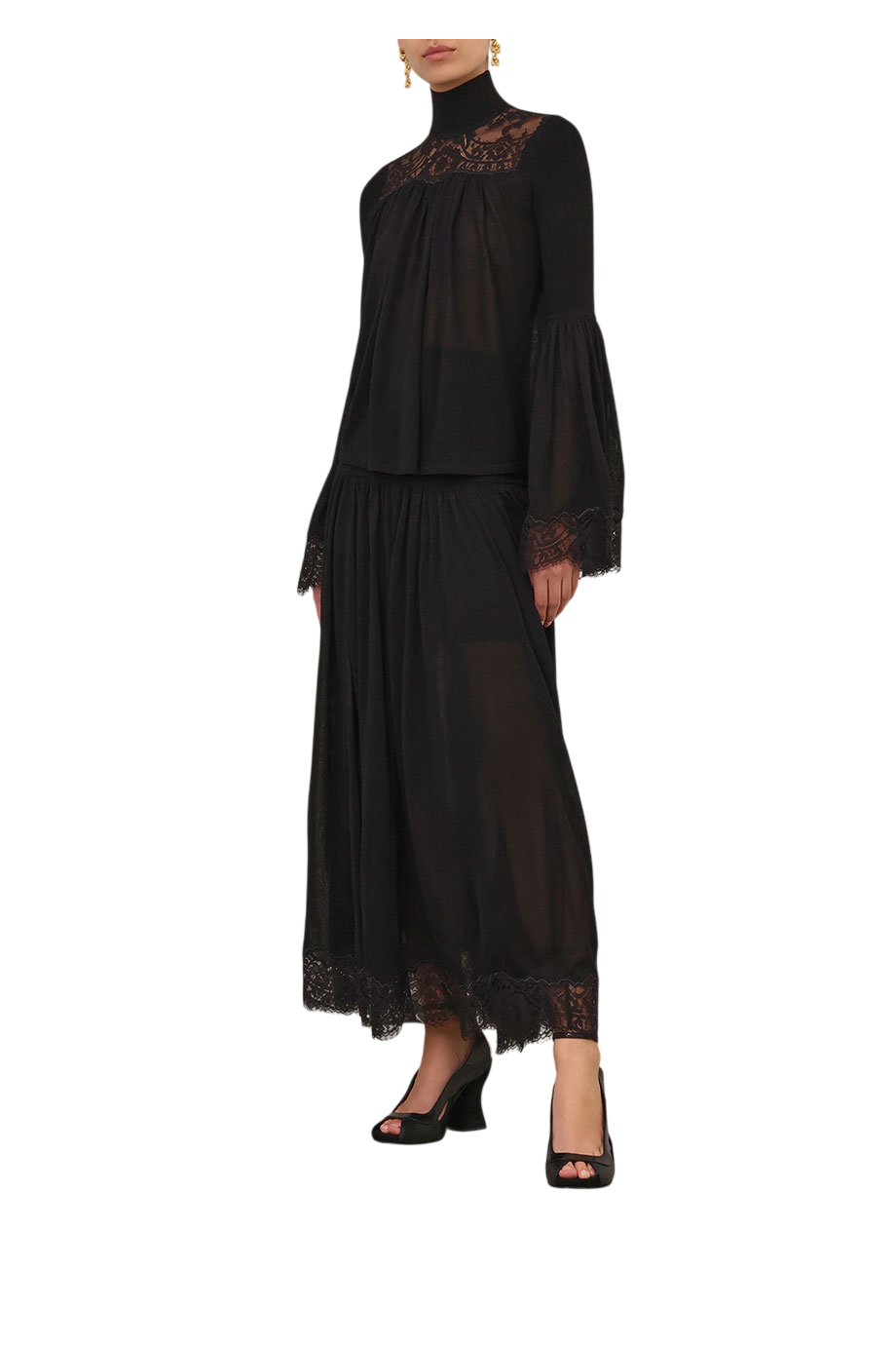 Valiant lace blouse in black