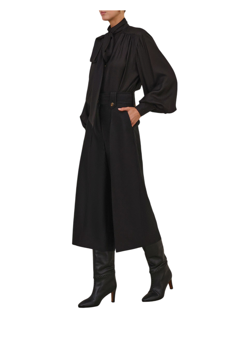 Valiant culotte in black