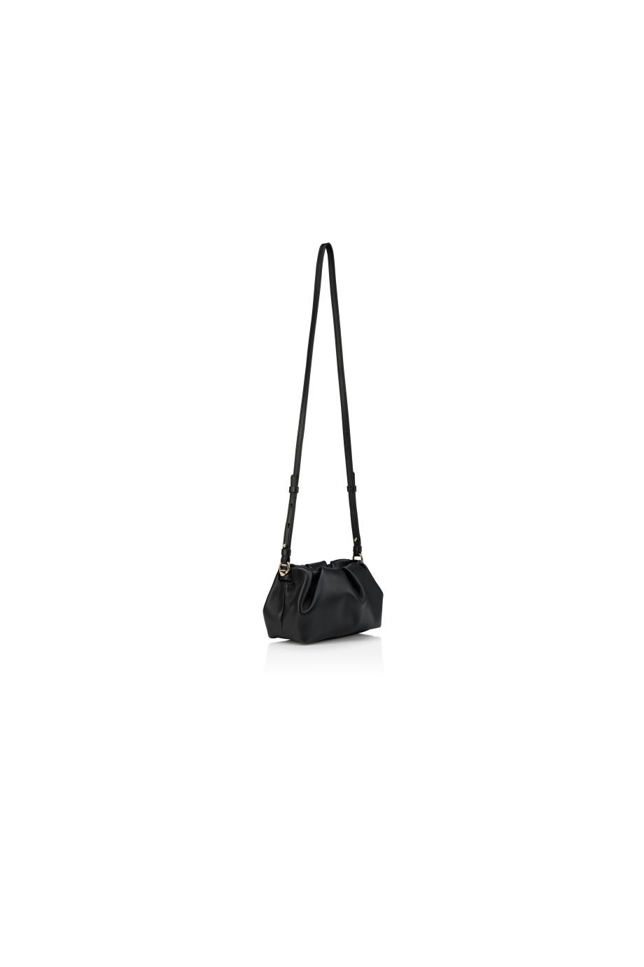 Eva mini nappa leather crossbody bag in black