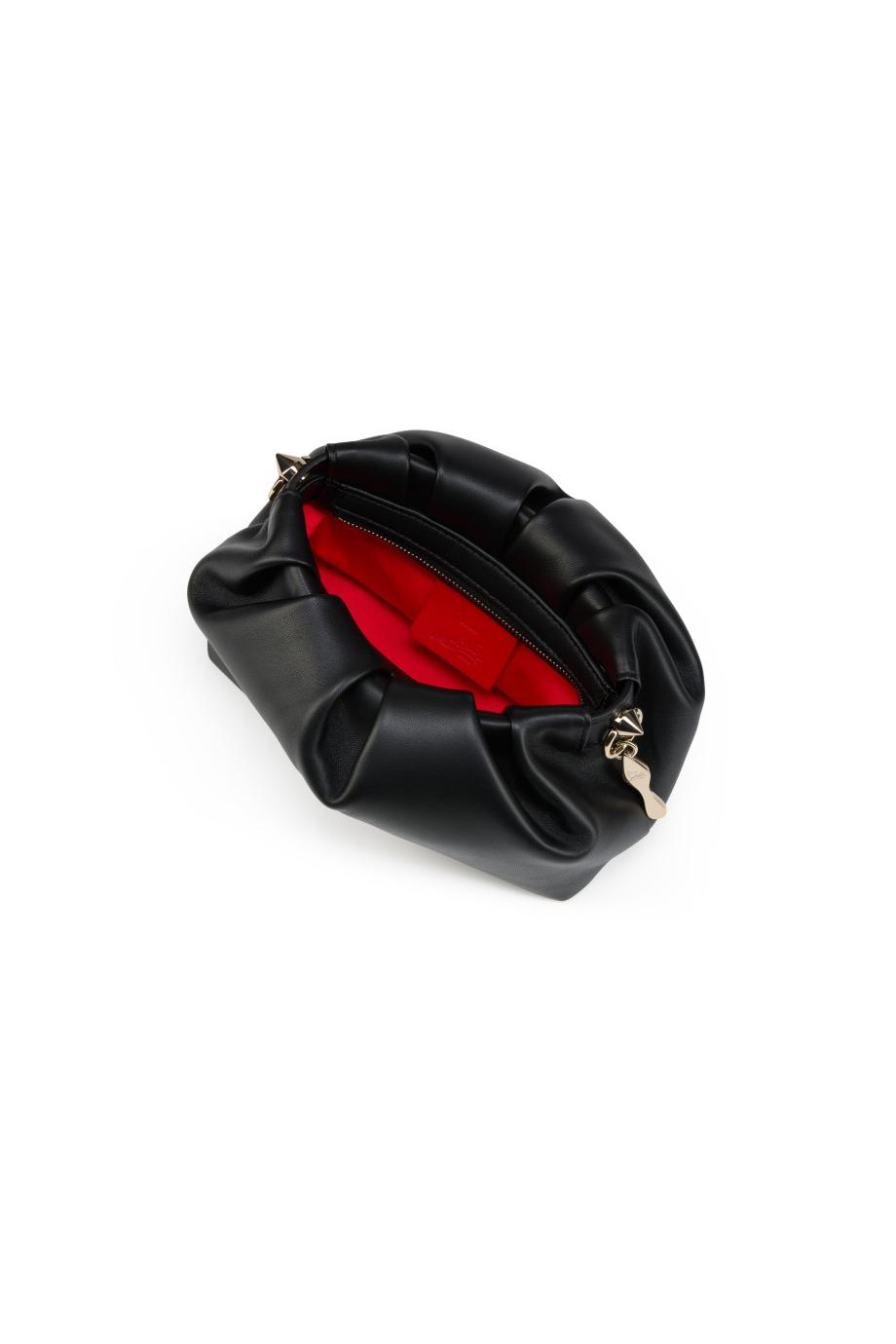 Eva mini nappa leather crossbody bag in black