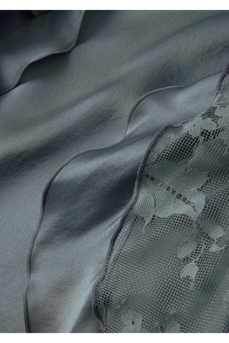 Valiant flutter blouse in deco blue