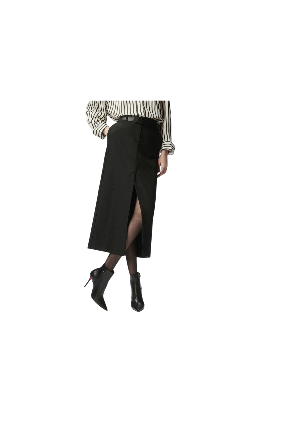Miss Z 80 leather ankle boots in black