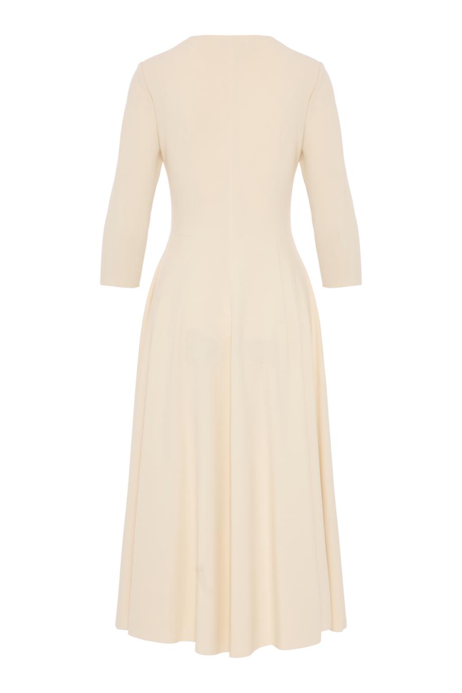Klos 3/4-sleeve midi dress in butter