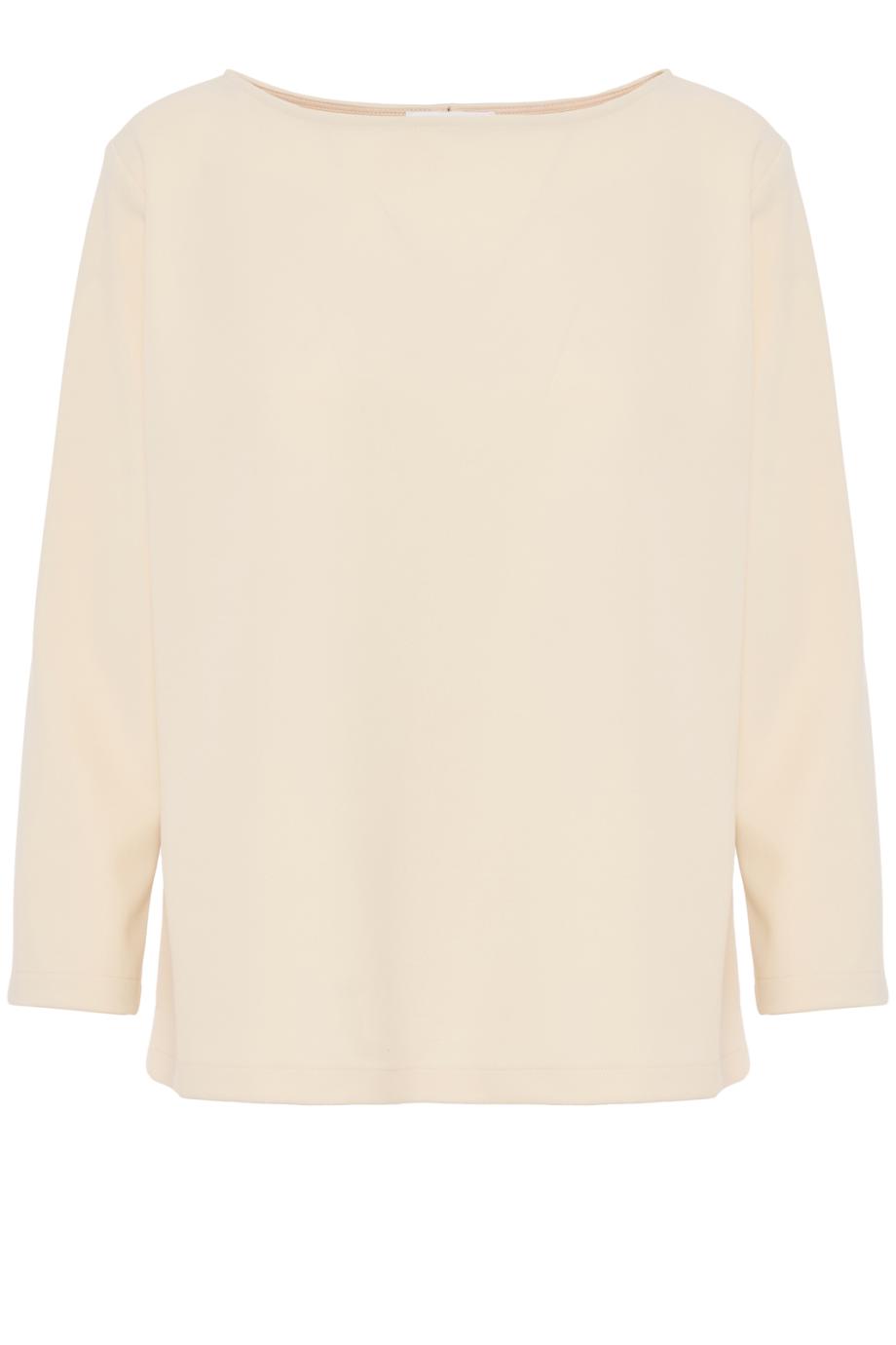 Cassaca long-sleeve blouse in butter