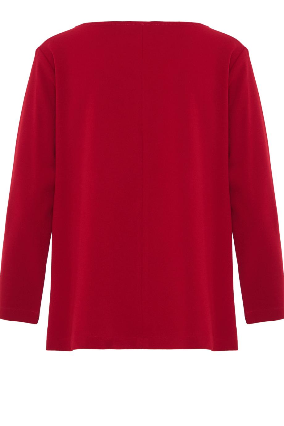 Cassaca long-sleeve blouse in wine