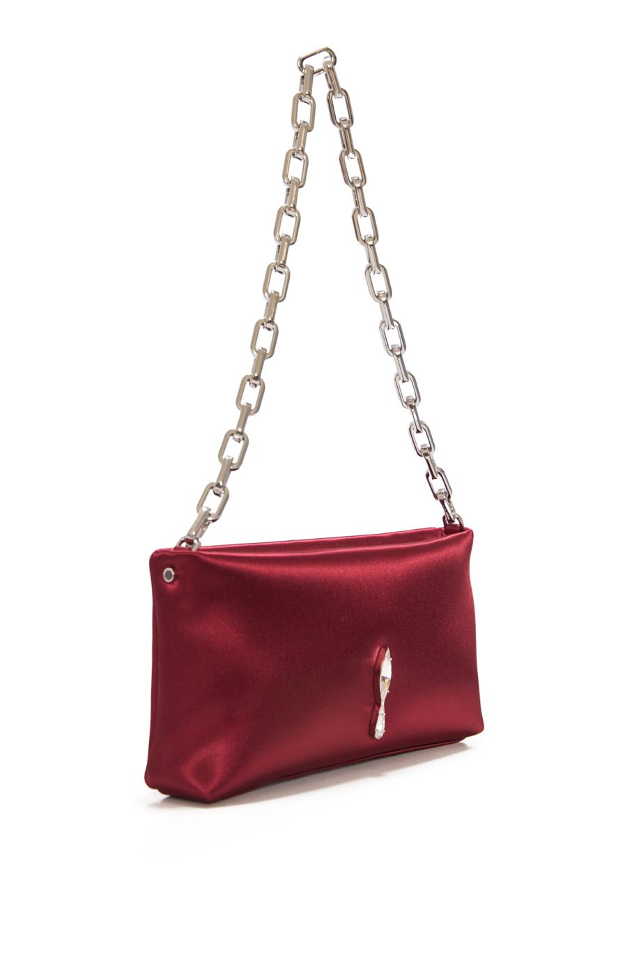 Maykimay satin chain pouch in empire