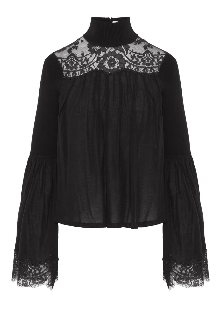 Valiant lace blouse in black
