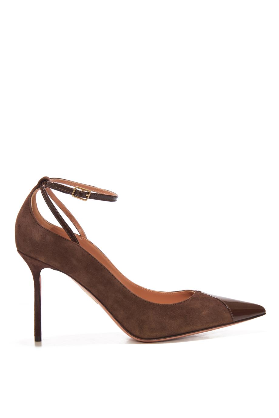 Odysea 85 suede pumps in espresso