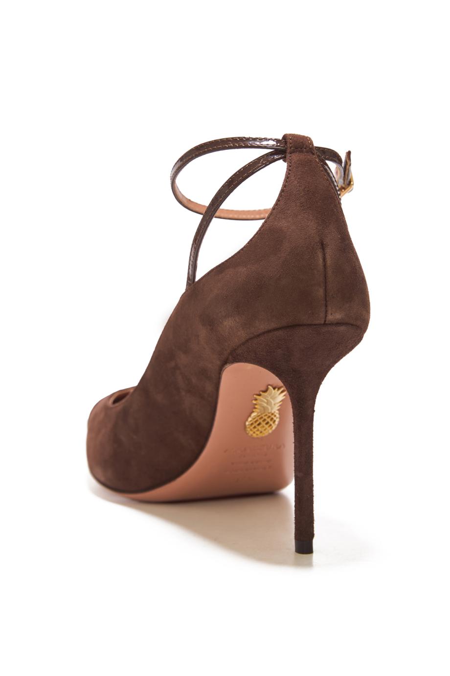 Odysea 85 suede pumps in espresso