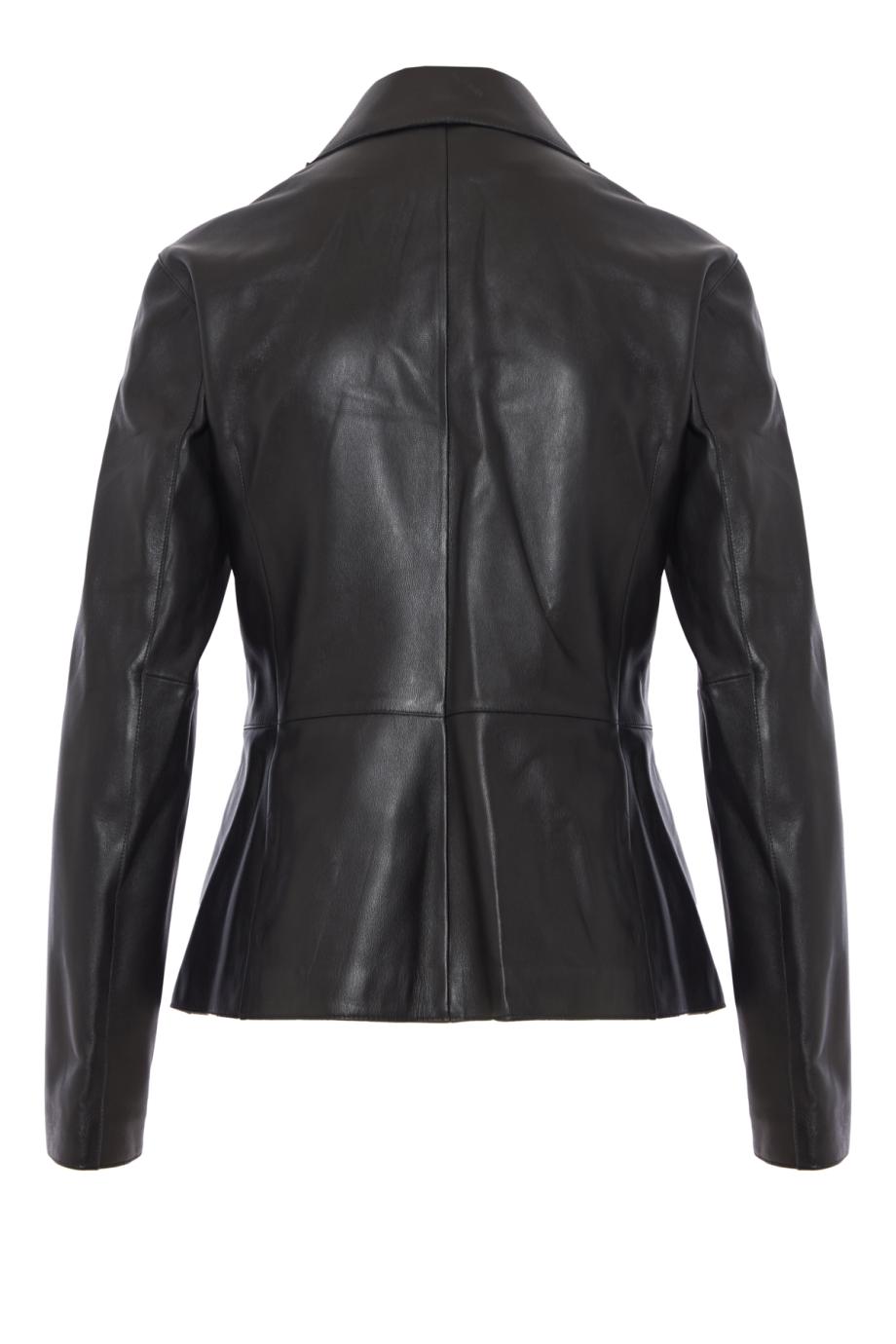 Carmen leather jacket in black