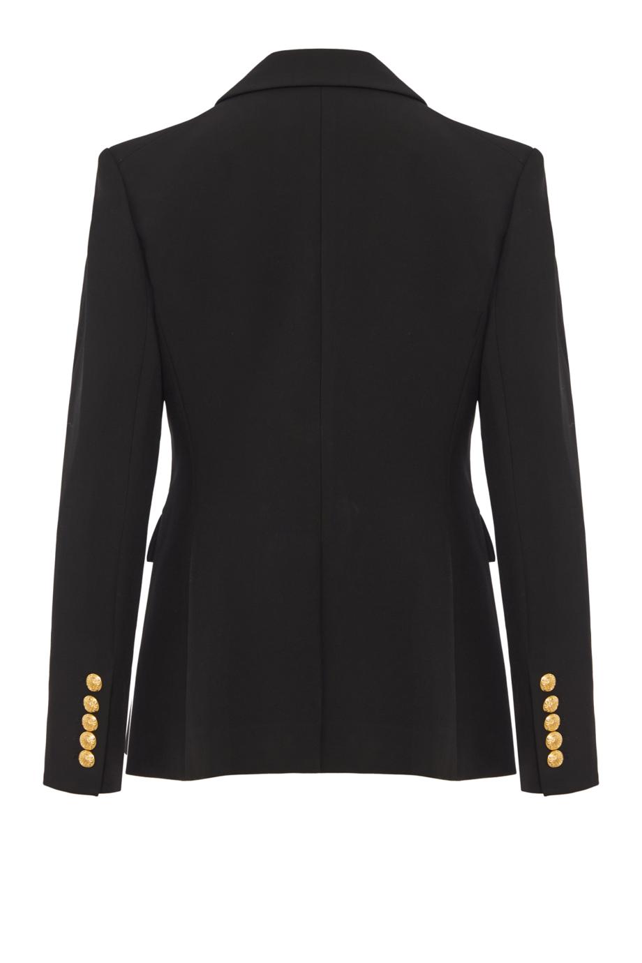 Miller Dickey crest-button blazer in black