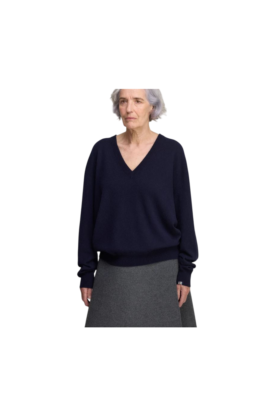 No492 Ben cashmere sweater in midnight