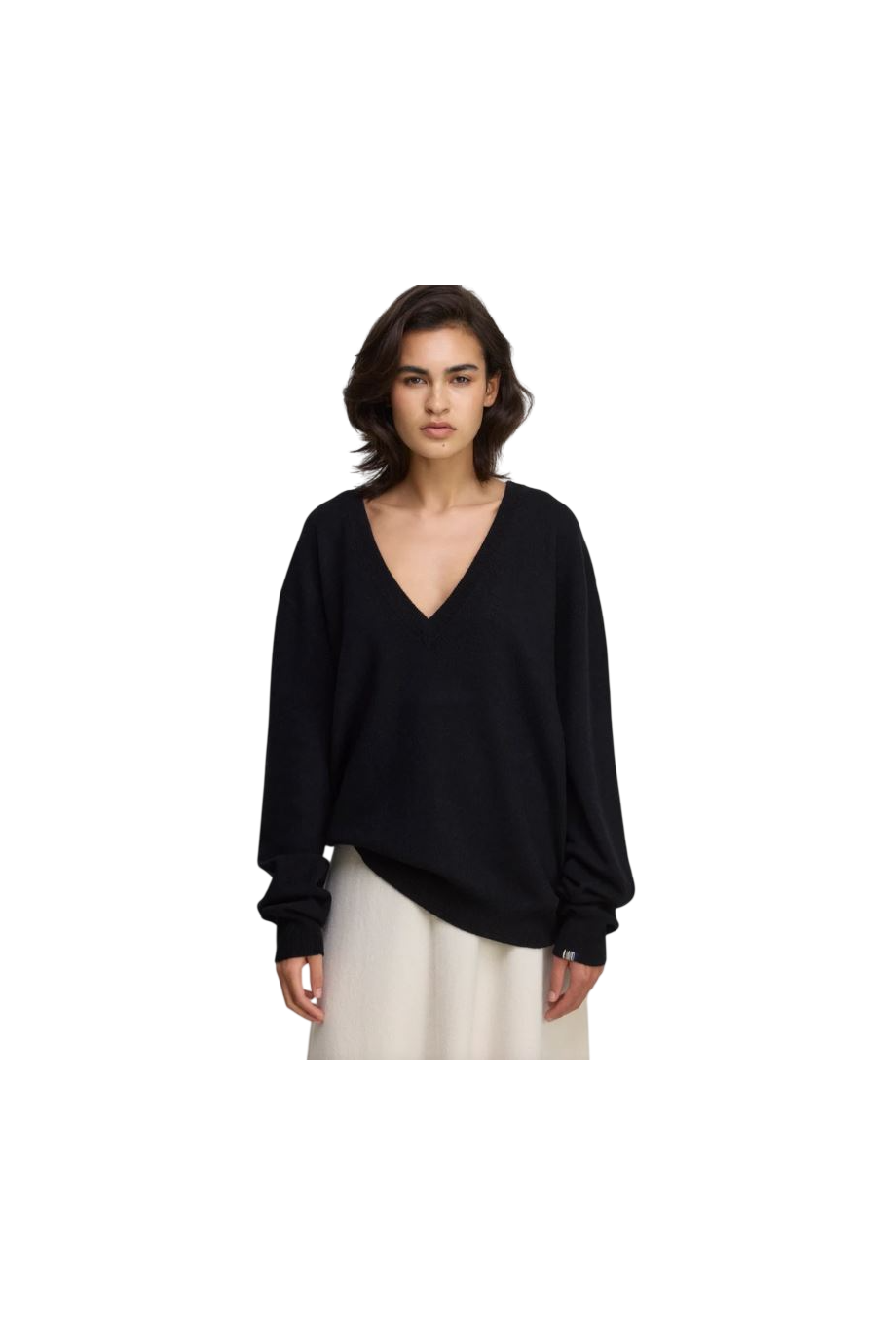 No492 Ben cashmere sweater in raven