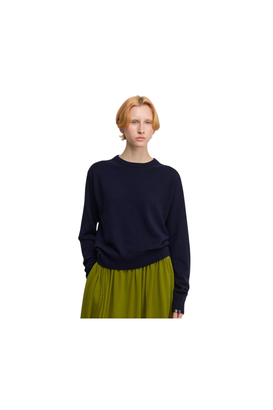 No475 March cashmere sweater in navy