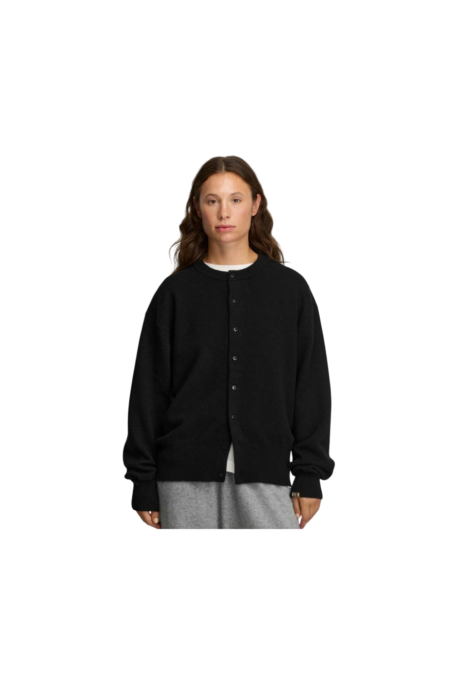 No436 Luce cashmere-blend cardigan in raven