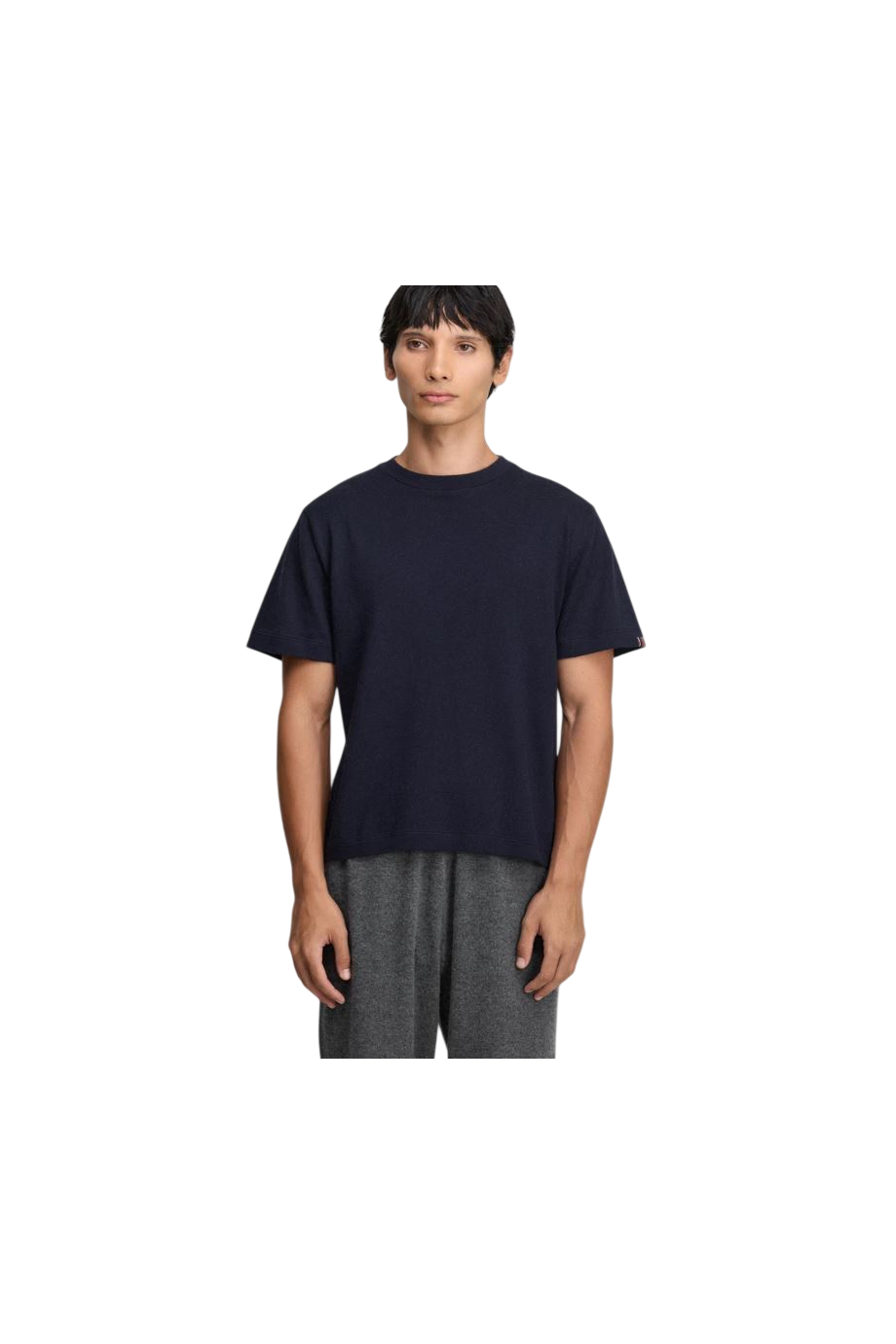 No268 Cuba cotton-cashmere t-shirt in navy