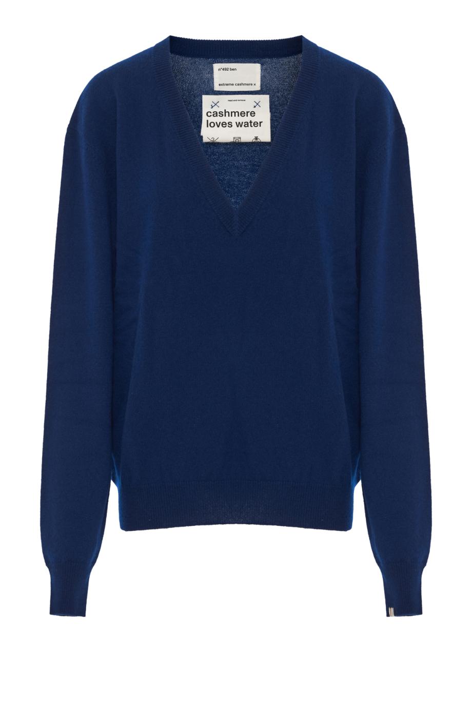 No492 Ben cashmere sweater in midnight