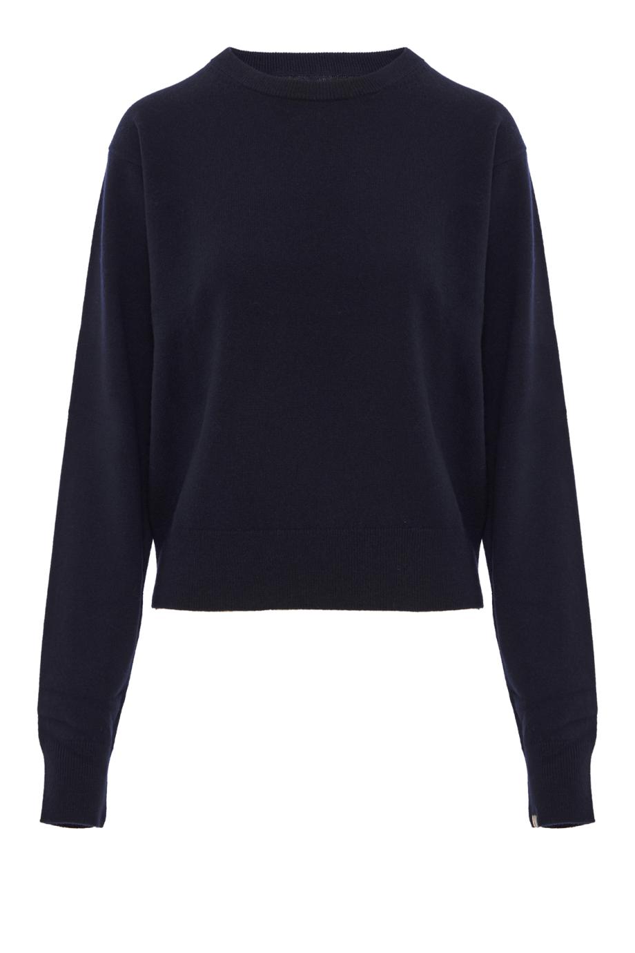 No475 March cashmere sweater in navy