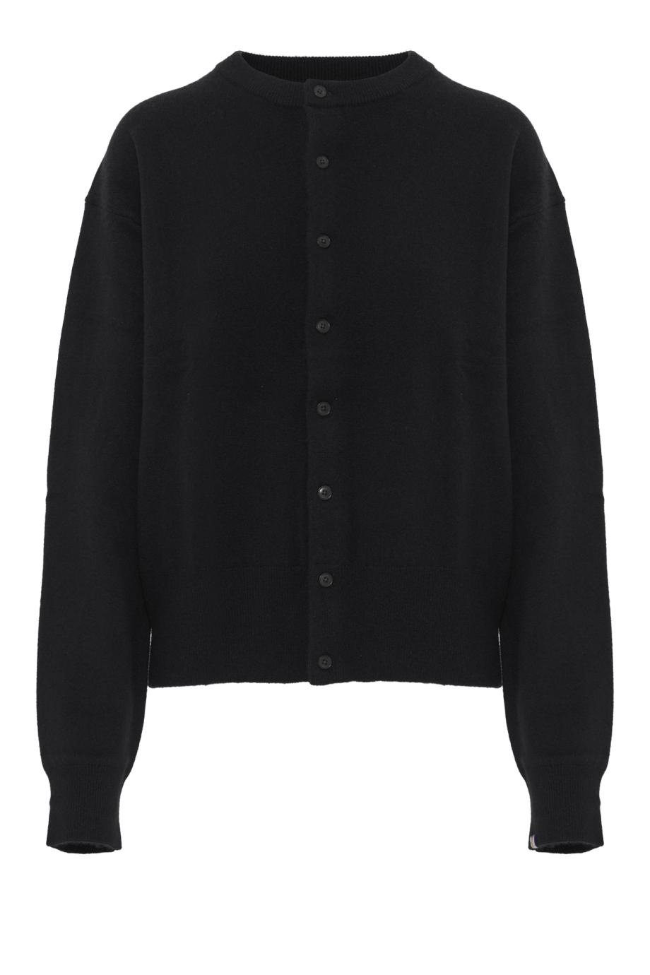 No436 Luce cashmere-blend cardigan in raven