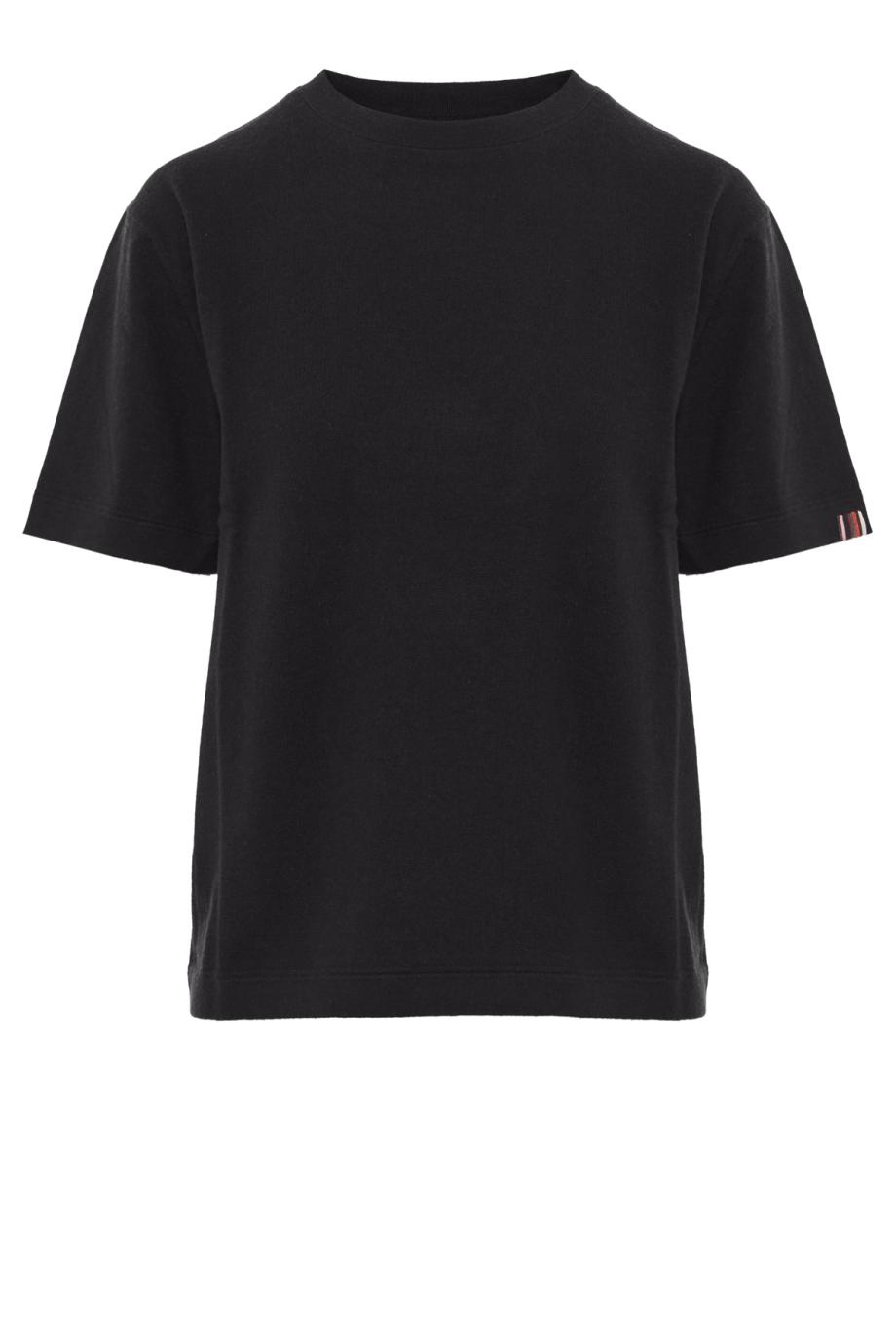 No268 Cuba cotton-cashmere t-shirt in raven