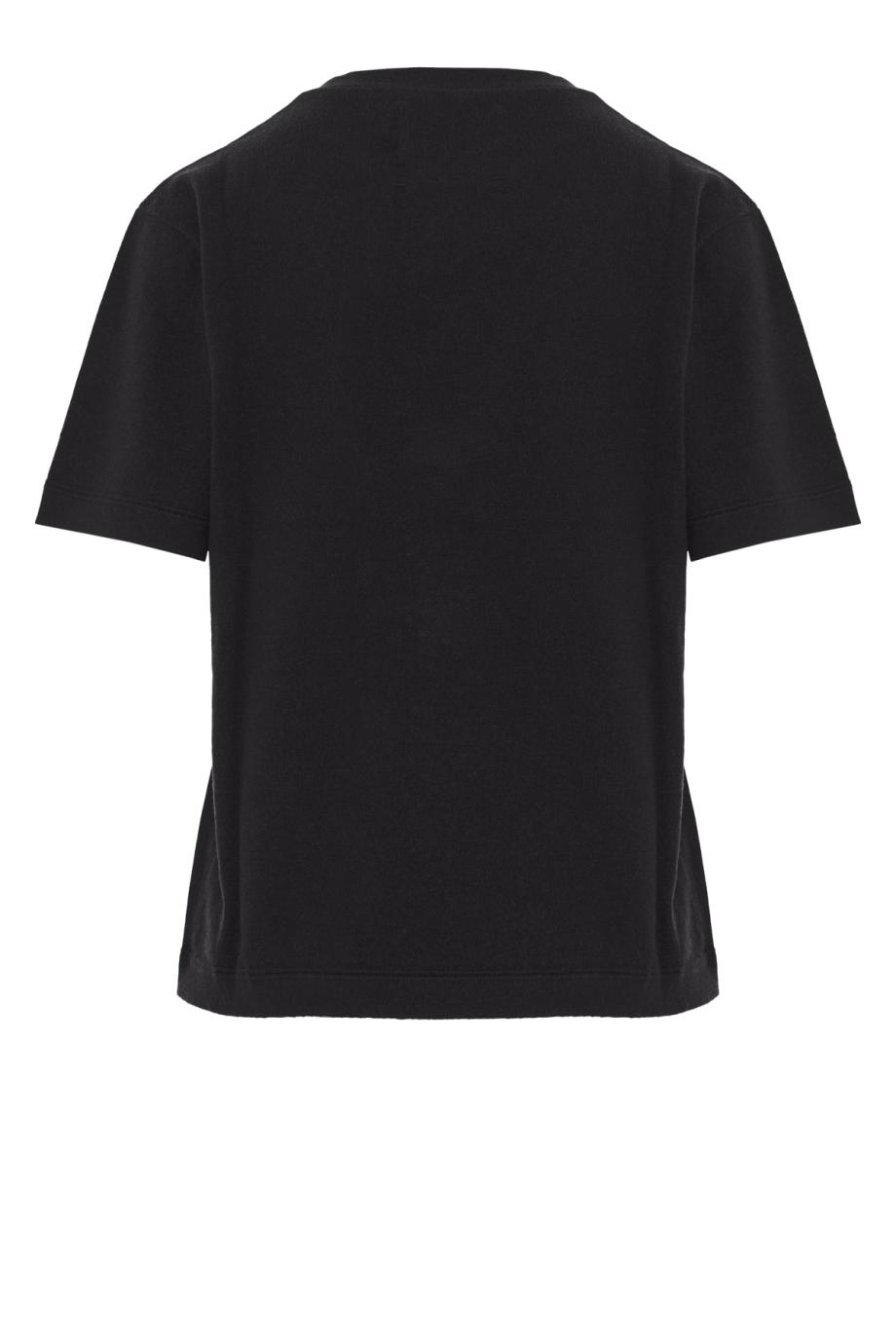 No268 Cuba cotton-cashmere t-shirt in raven