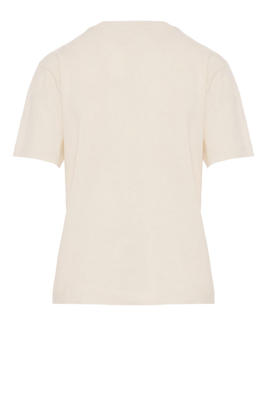 No268 Cuba cotton-cashmere t-shirt in snow