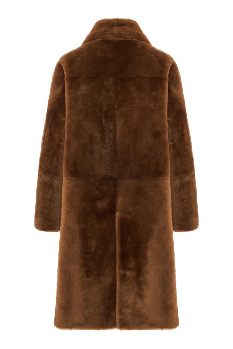 Emma shearling coat in caramel