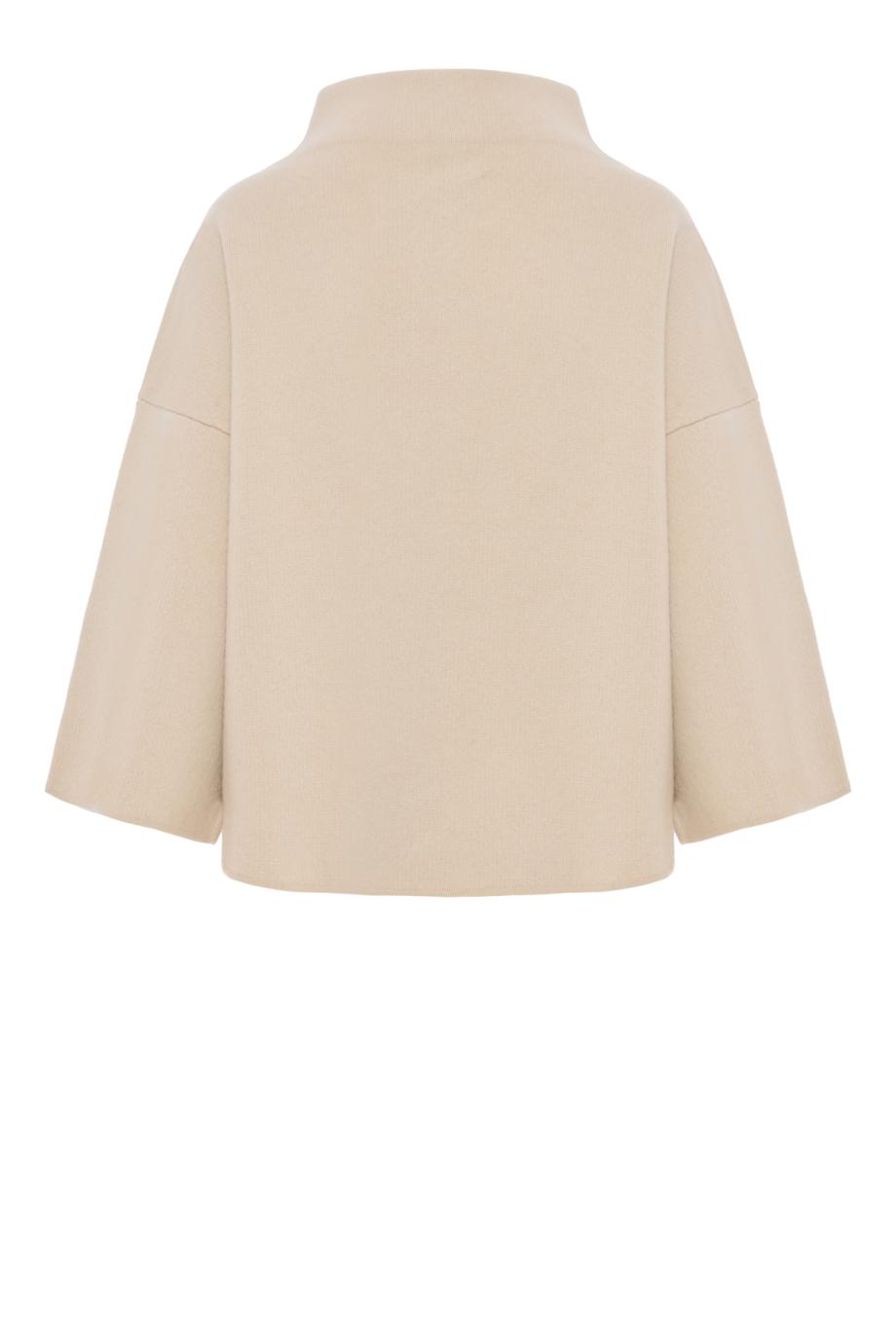 A-line cashmere jacket in stucco