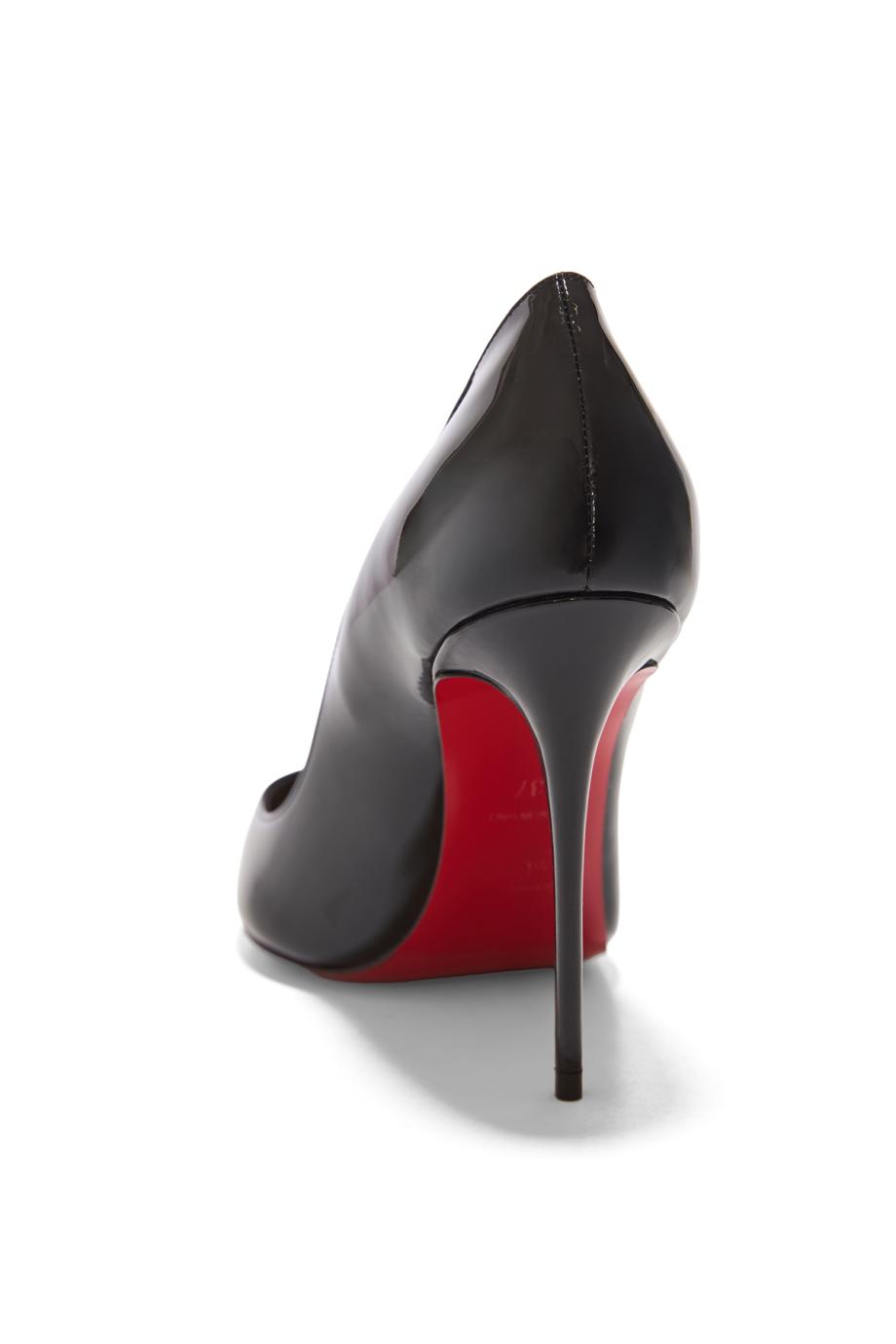 Pigalle 100 patent-leather pumps in black