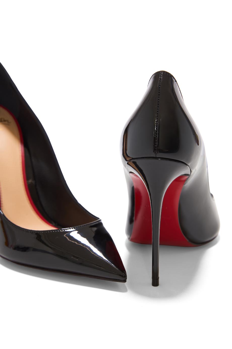 Pigalle 100 patent-leather pumps in black