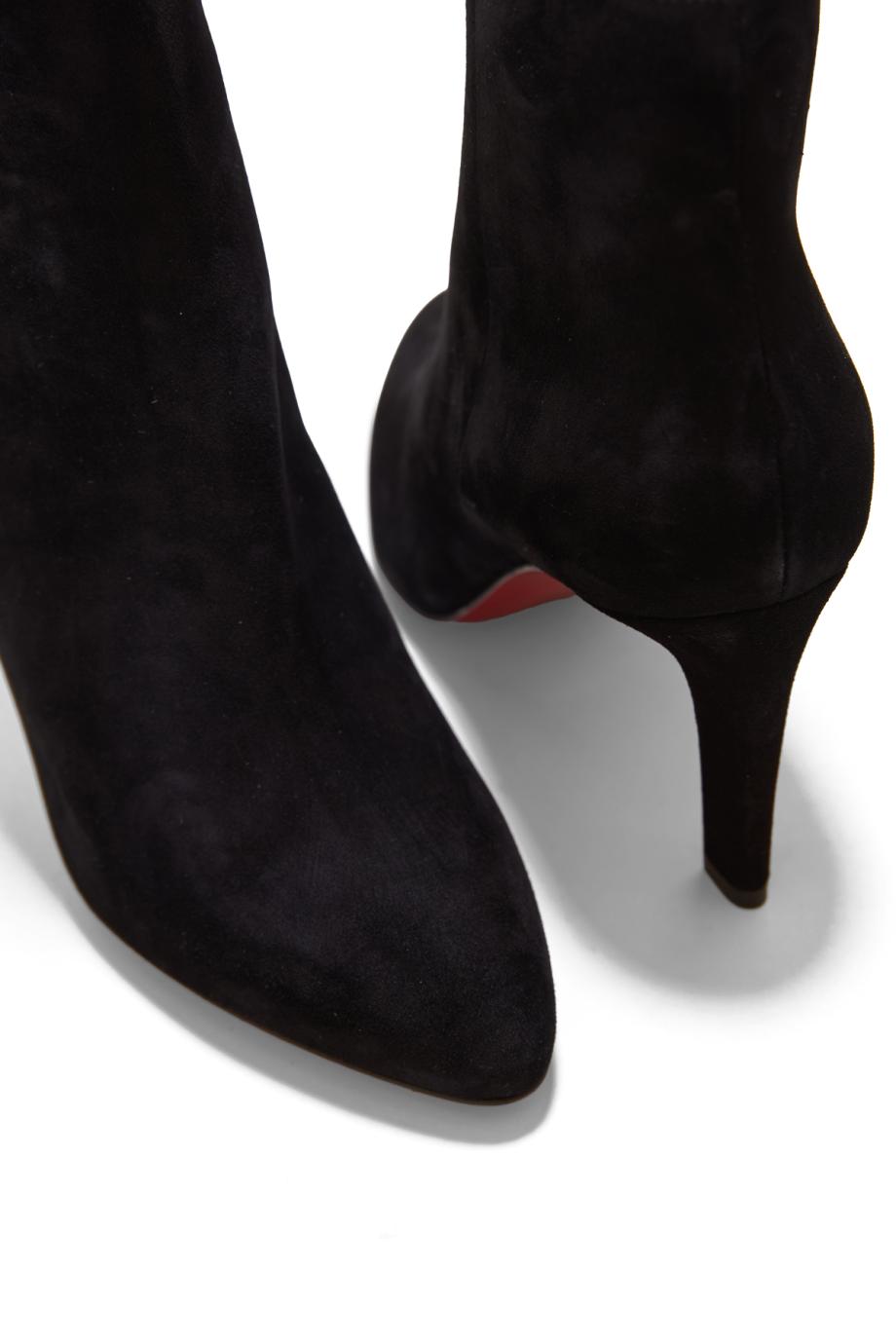 Fannylove 85 suede ankle boots in black