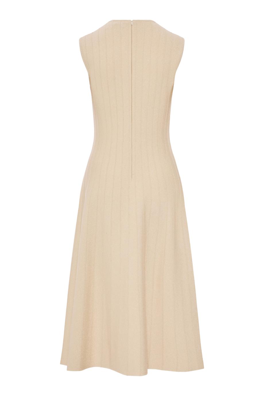 Knit midi dress in ivory