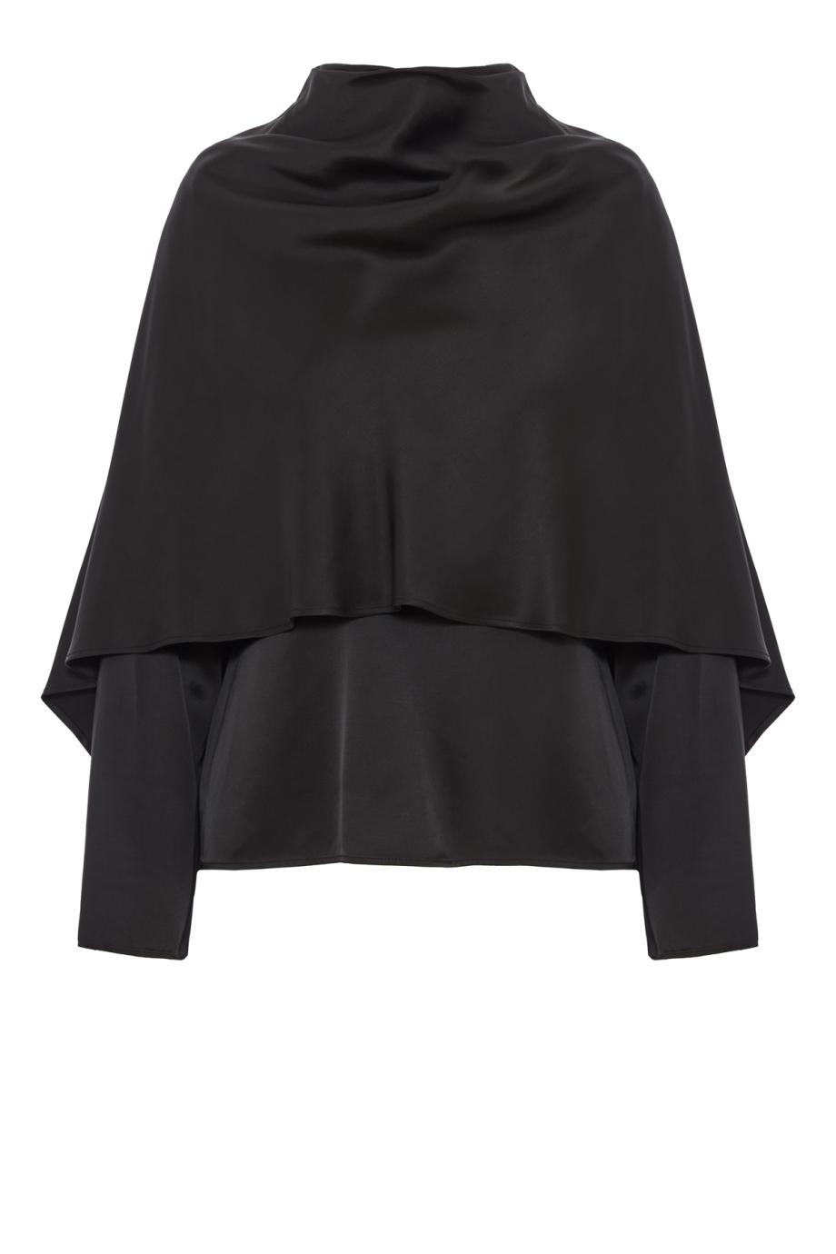 TOP CAPE SATIN