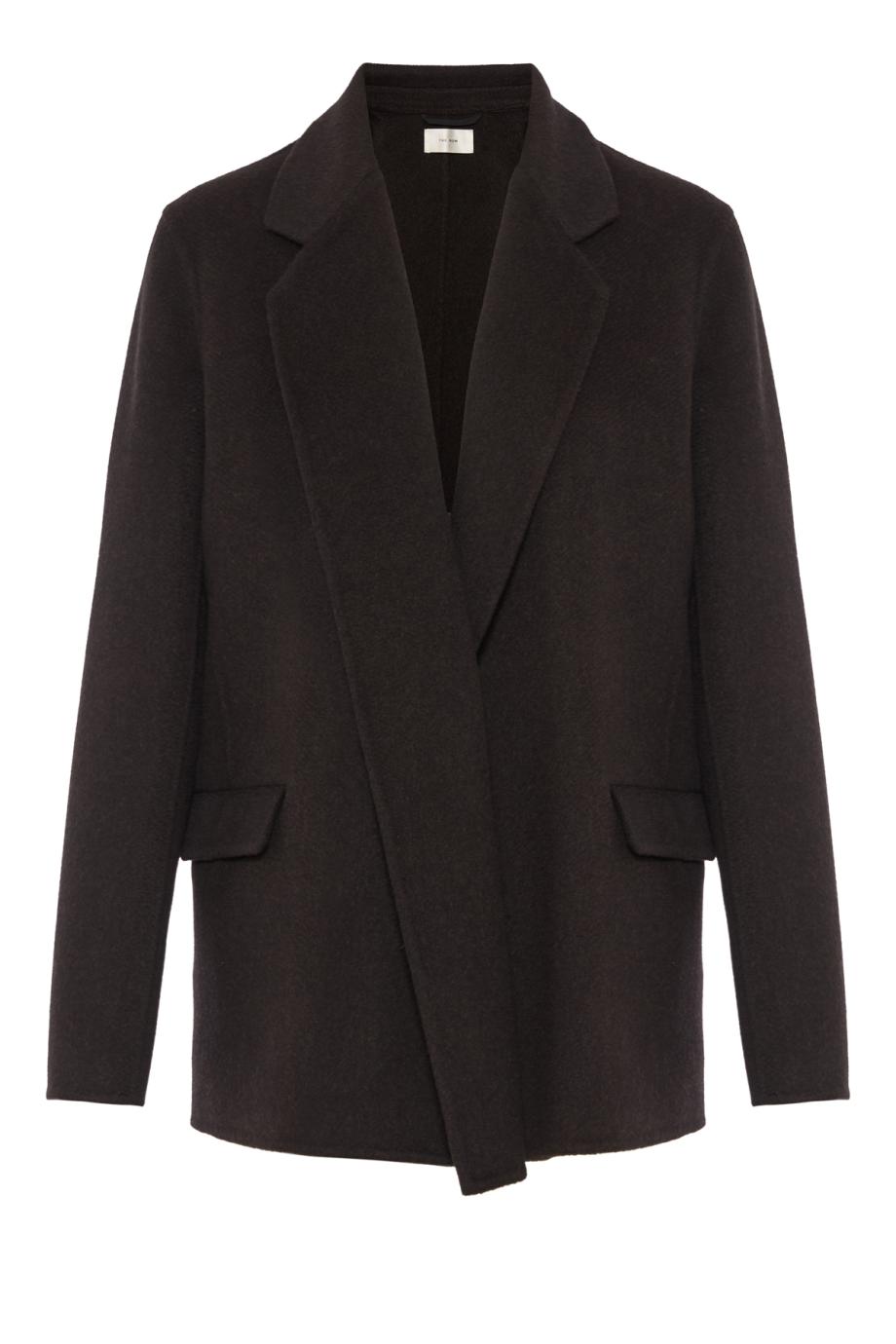 Cinna cashmere jacket in dark brown melange