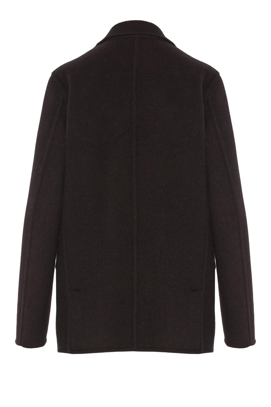 Cinna cashmere jacket in dark brown melange