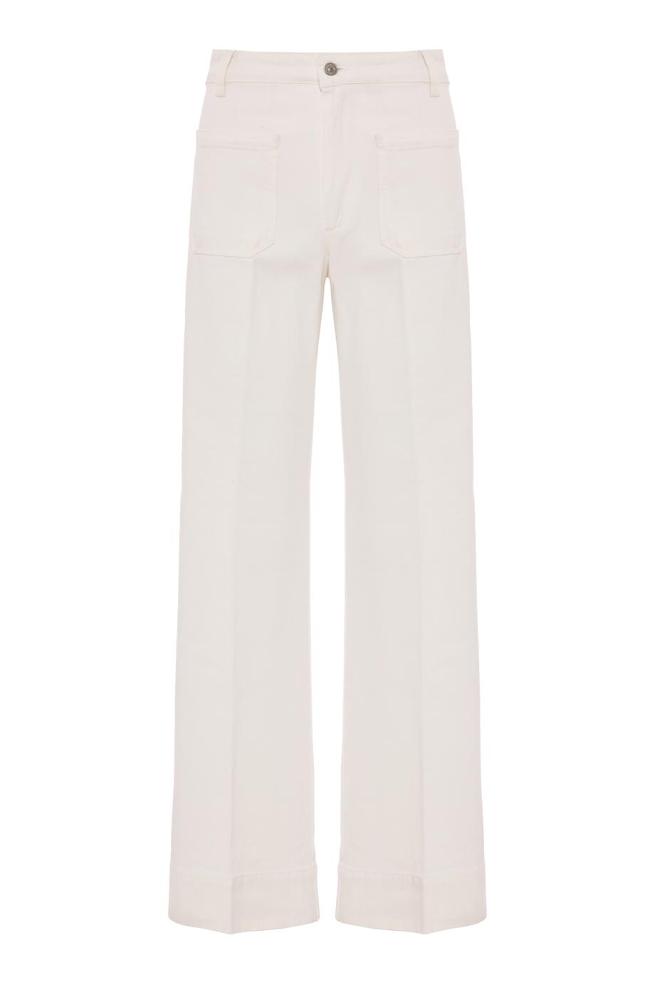 Alina stretch denim jeans in white washed