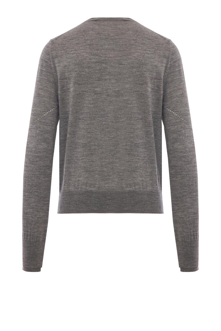 Austen merino wool-blend sweater in grey marl