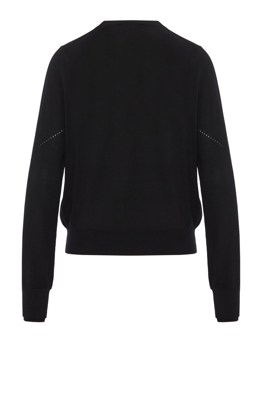 Austen merino wool-blend sweater in black