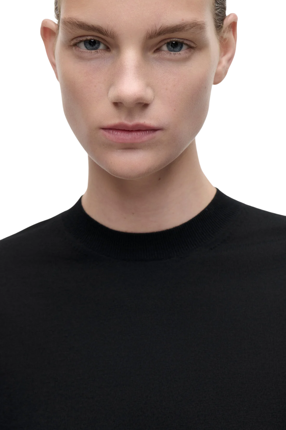 Austen merino wool-blend sweater in black