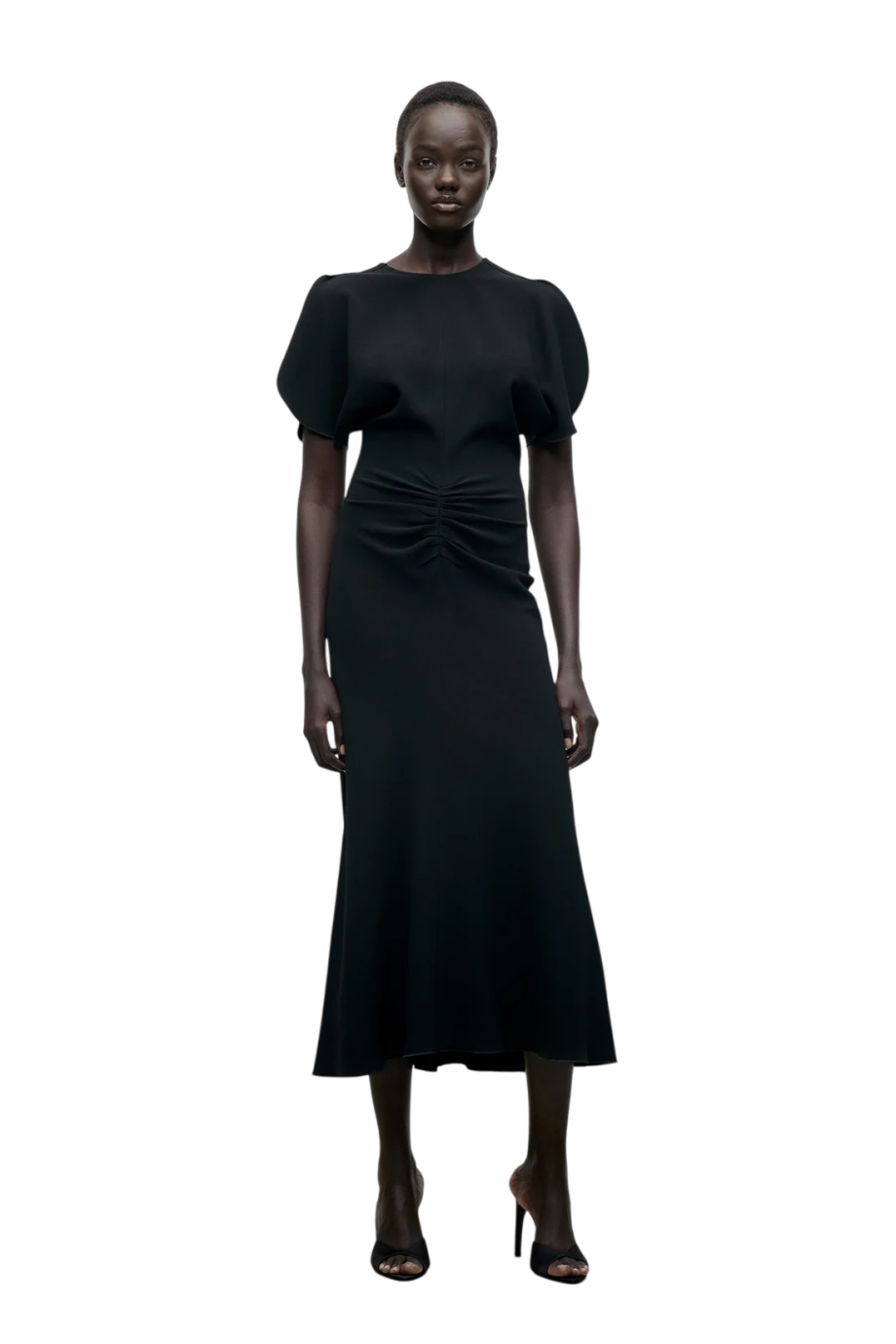 Bela midi dress in black