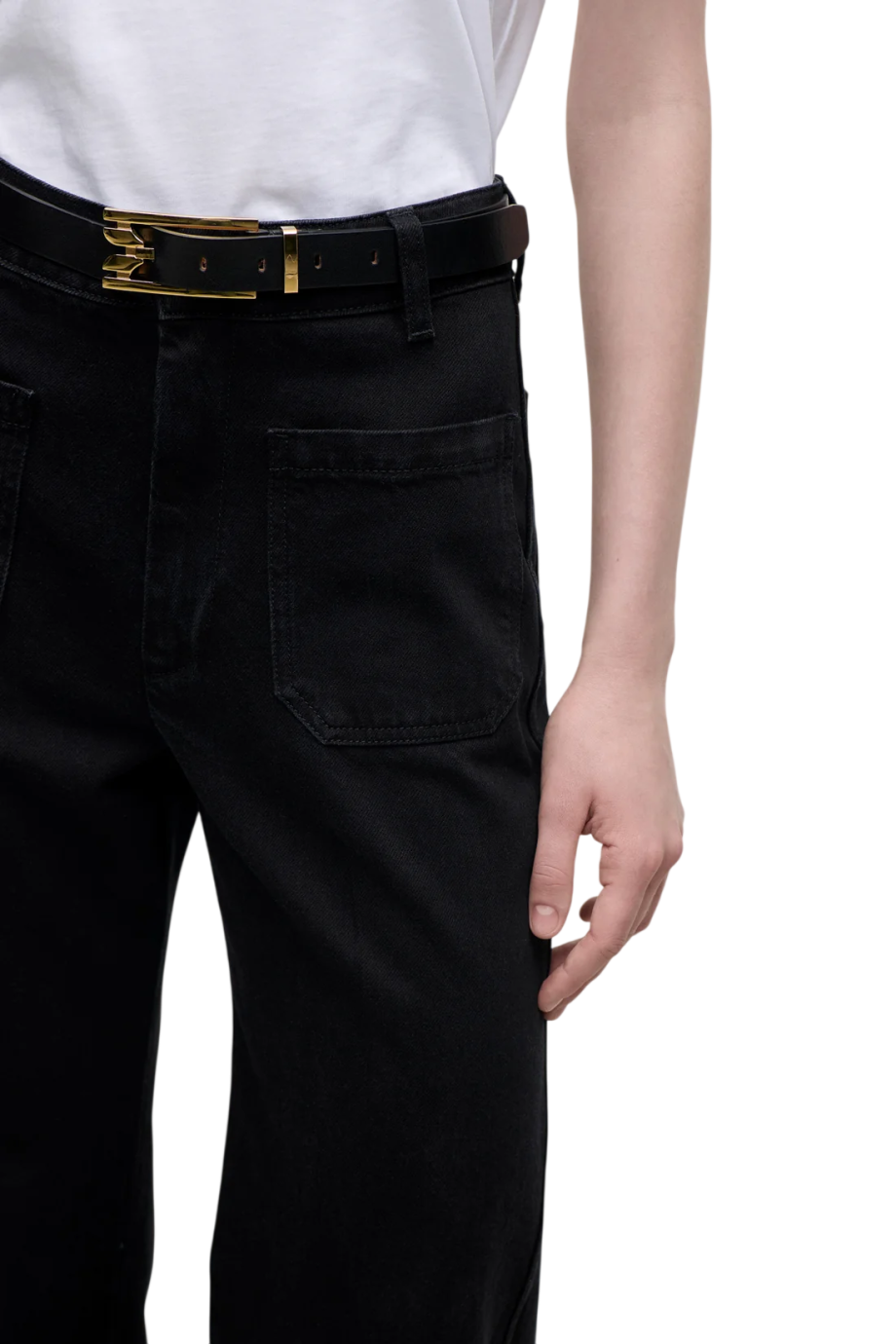 Alina stretch denim jeans in washed black