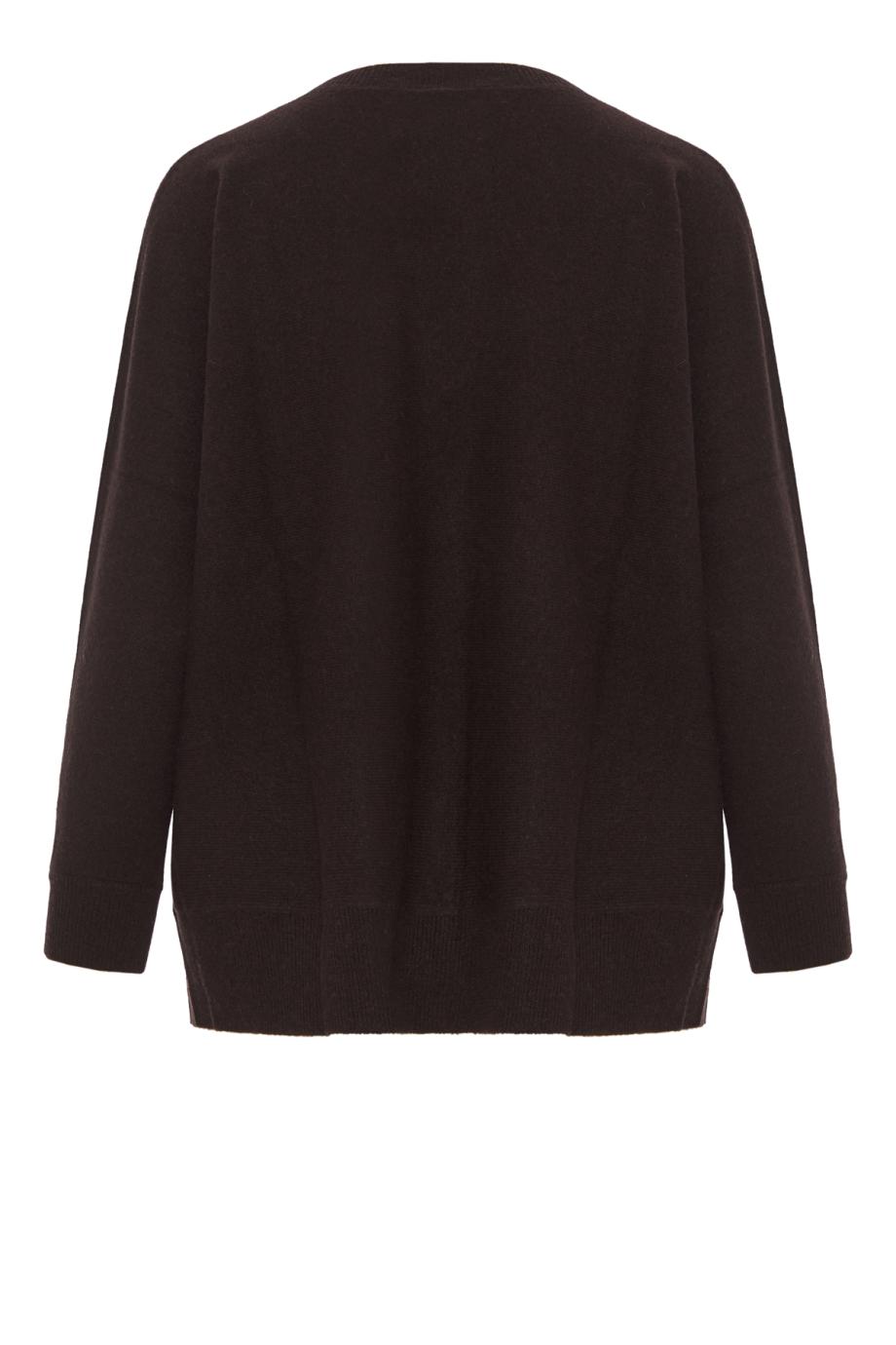 Kenny cashmere sweater in dark oak
